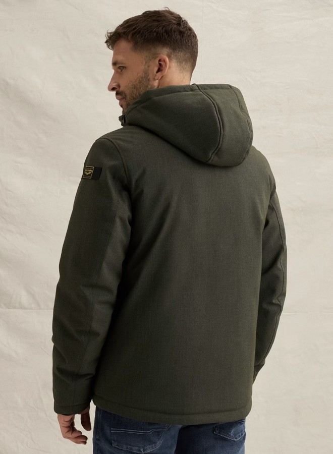 Afbeelding van PJA2508106 8039 - STRATOR Melange Twill - Semi Long Jacket - PME LEGEND